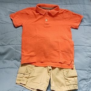 Boy Coordinating set of Polo shirt and Shorts 5T